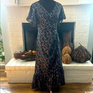 NWT Stunning Mestiza New York black silk dress